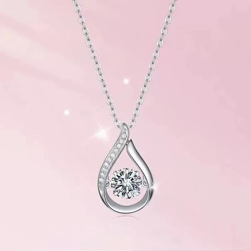 925 Sterling Silver Geometric Pendant Necklace