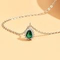 Zircon Water Drop Pendant Necklace