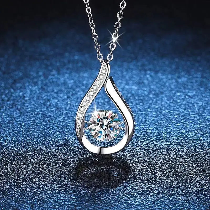 925 Sterling Silver Geometric Pendant Necklace