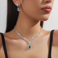 Water Drop Necklace & Earrings Set