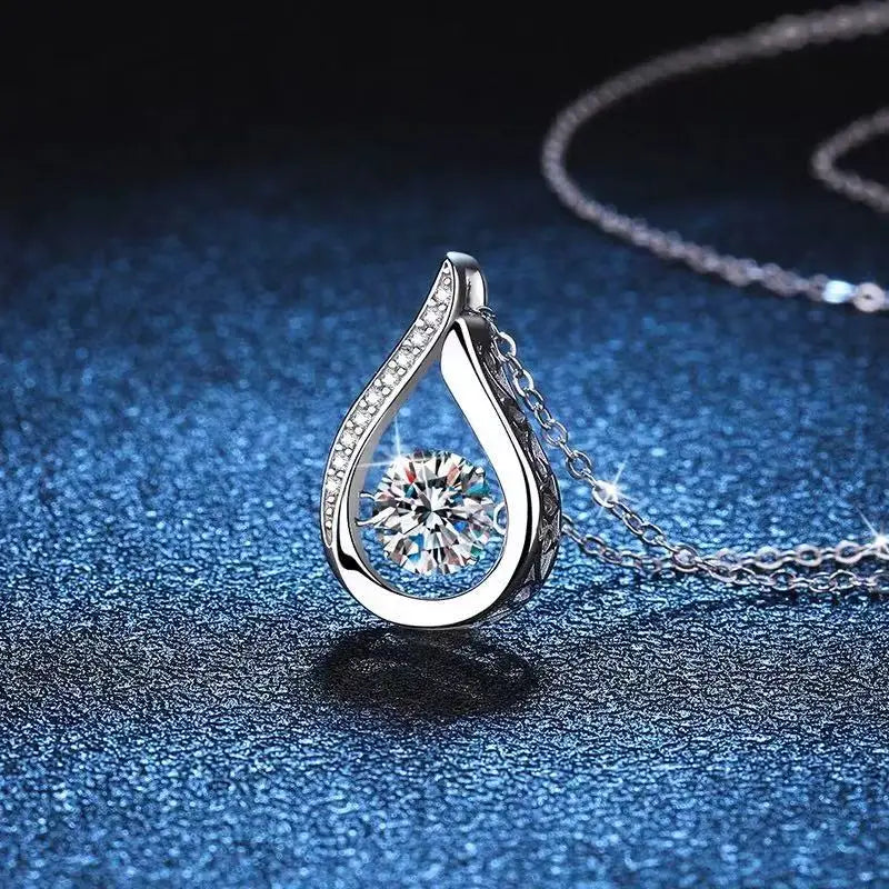 925 Sterling Silver Geometric Pendant Necklace