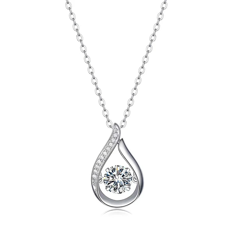 925 Sterling Silver Geometric Pendant Necklace